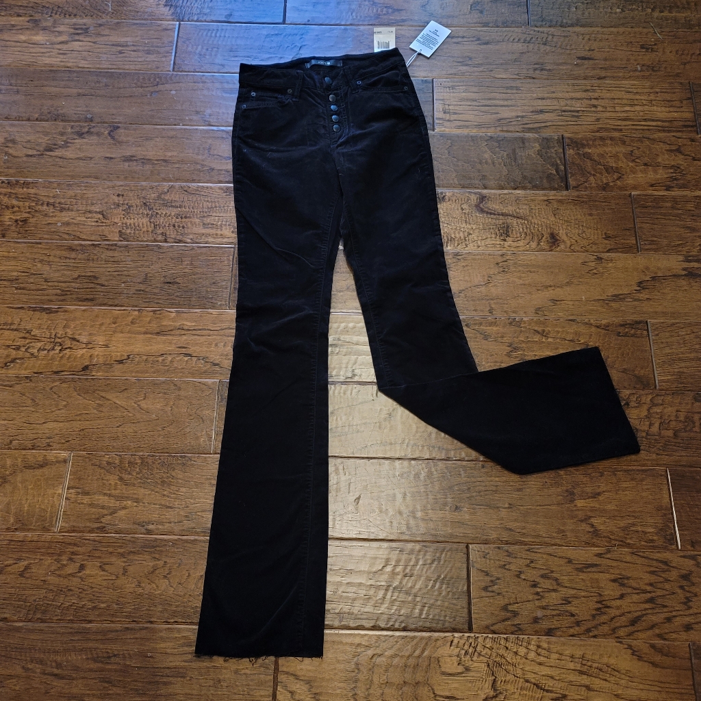 Joe's Jeans The Micro Flare Black Velvet 24